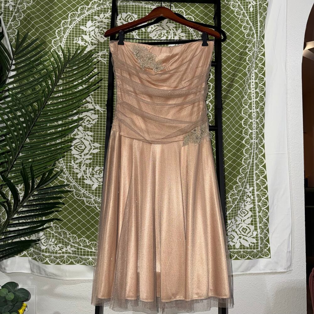 ✨ Ethereal Fairycore Champagne Sparkle Midi ✨